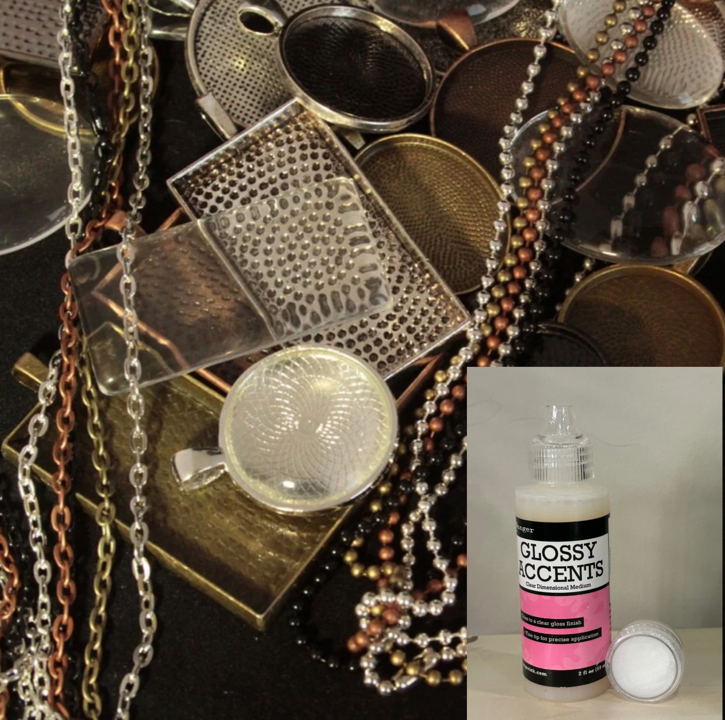 Complete 45-Piece DIY Necklace Sampler Pendant Kit