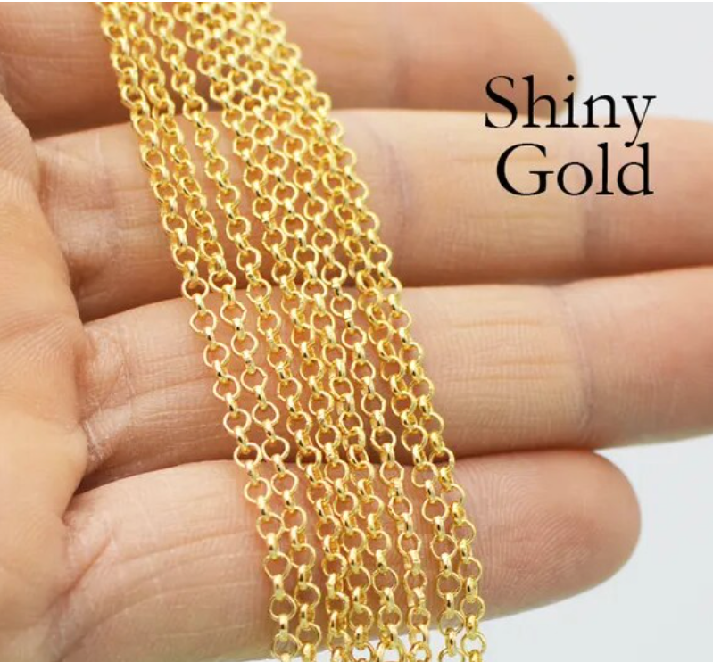 24 Inch Chain Look 24 inch chain necklaces for women or men Loop style – Perfect Pendants Plus
