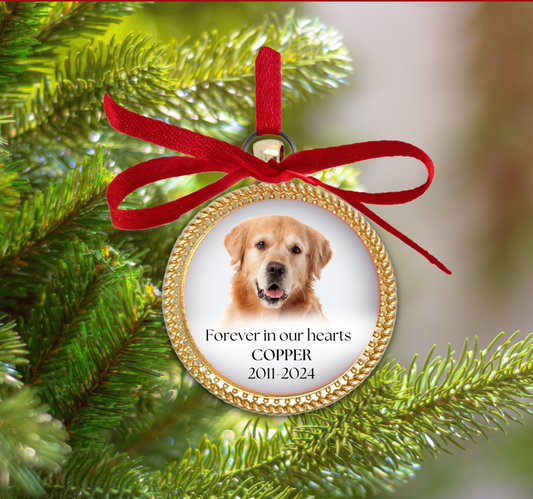 Personalized Christmas Ornament Loss of Pet - Perfect Pendants Plus