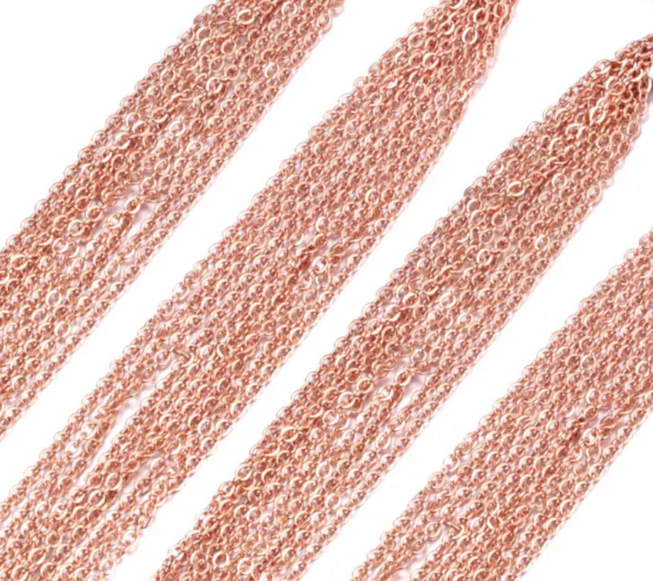 Necklace Chains for Pendants Rolo 18 inch - Perfect Pendants Plus