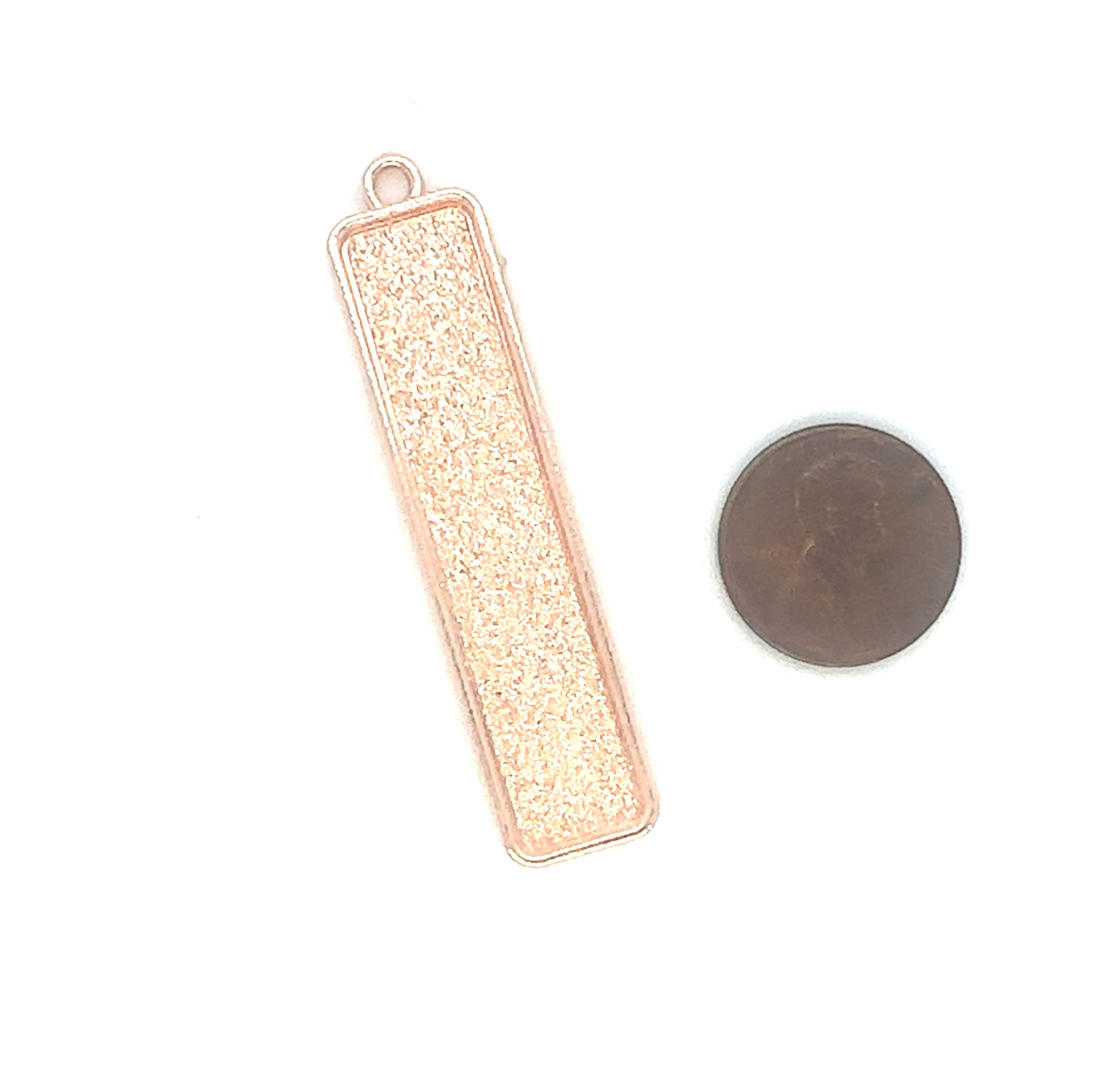 10x50mm Long Vertical Bezels Earring Blanks - Perfect Pendants Plus
