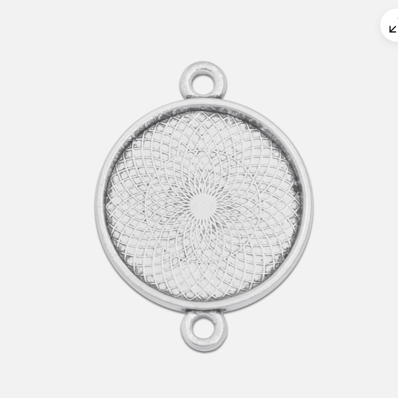 silver-1-inch-connector-round-finding-jewelry-making