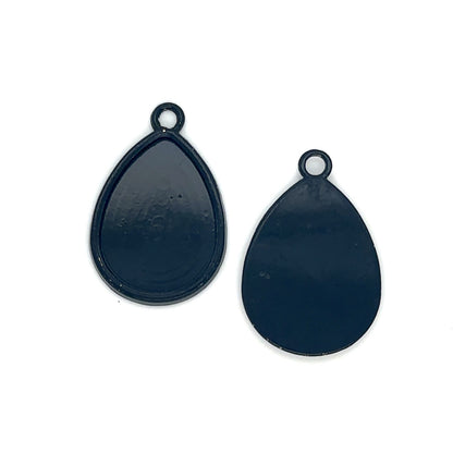 18x25mm Teardrop Shaped Earring Pendant Setting - Perfect Pendants Plus
