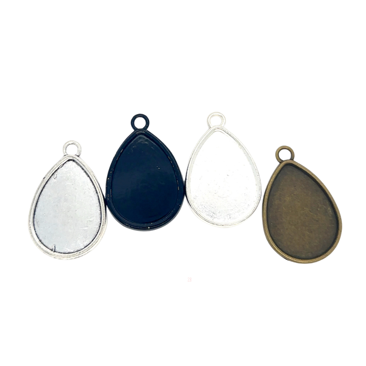 18x25mm Teardrop Shaped Earring Pendant Setting - Perfect Pendants Plus