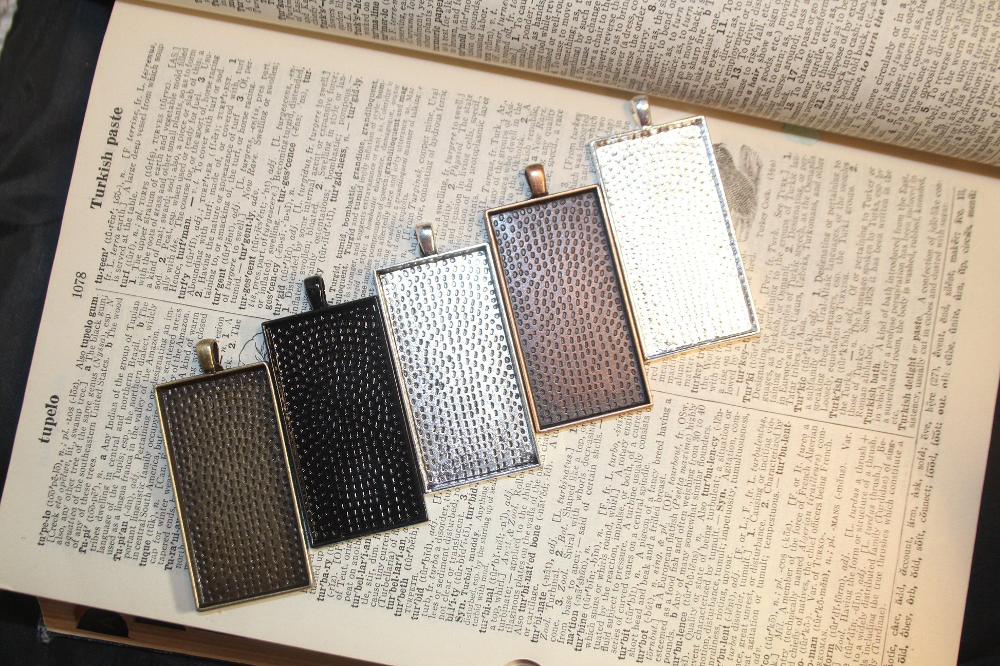 Kits 25x50mm Deep Rectangle Necklace - Perfect Pendants Plus