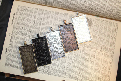 Kits 25x50mm Deep Rectangle Necklace - Perfect Pendants Plus