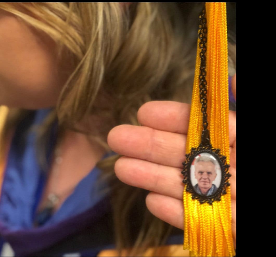 Personalized Photo Tassel Charm Graduation - Perfect Pendants Plus