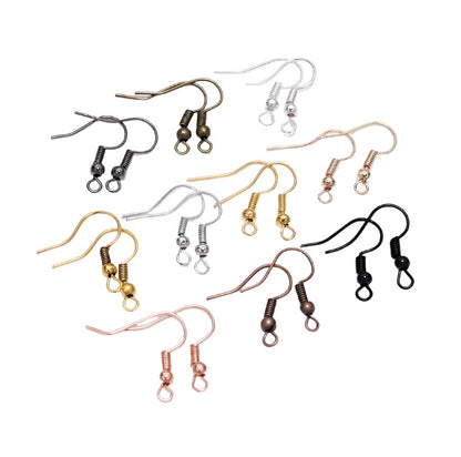 25 Pairs Earring French Wire finding (50 pieces) - Findings Silver dangle earring making Lead and nickel free