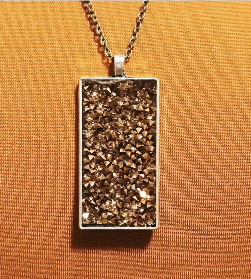 Extra Large Rectangle Pendant Bezel Blank - Resin Jewelry Blanks