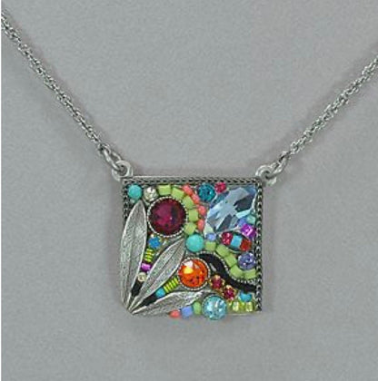 45mm Connector Extra Large Deep Square Blank Pendant - Perfect Pendants Plus
