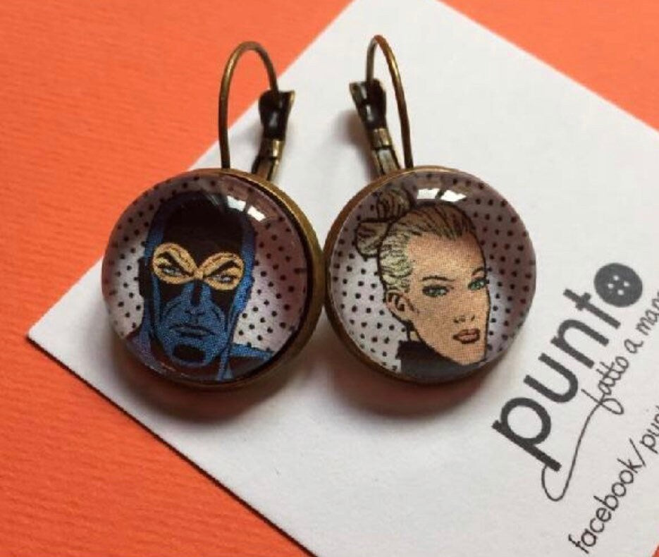 6 DIY Earring making kits - 18 mm silver or bronze Lead and Nickel free - Perfect Pendants Plus