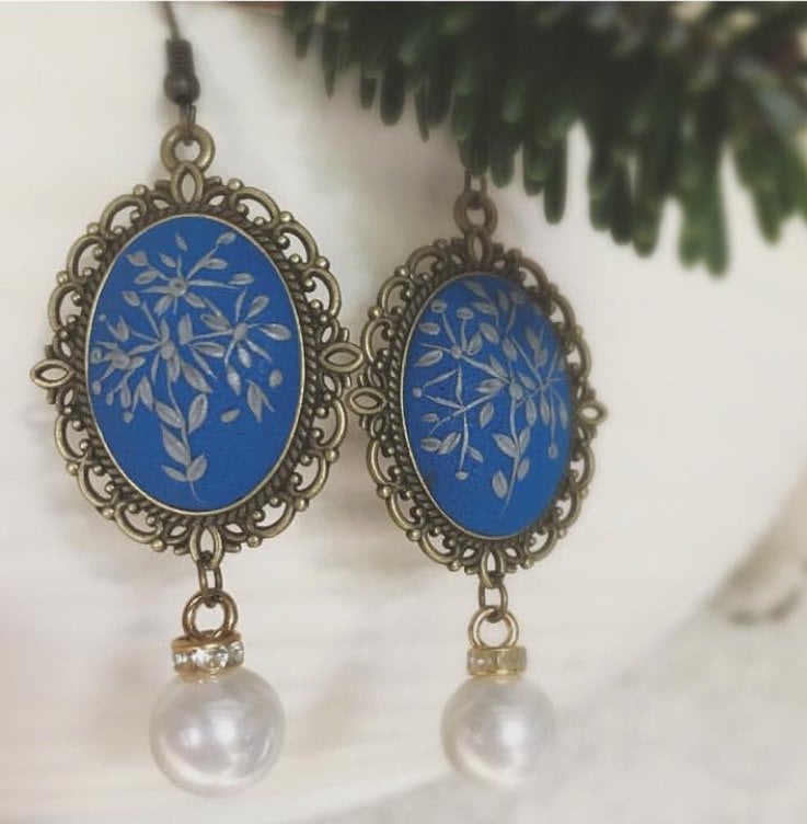 Oval Earring Making Kits - Earring Wires and Glass - Perfect Pendants Plus