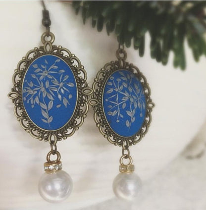 Oval Earring Making Kits - Earring Wires and Glass - Perfect Pendants Plus
