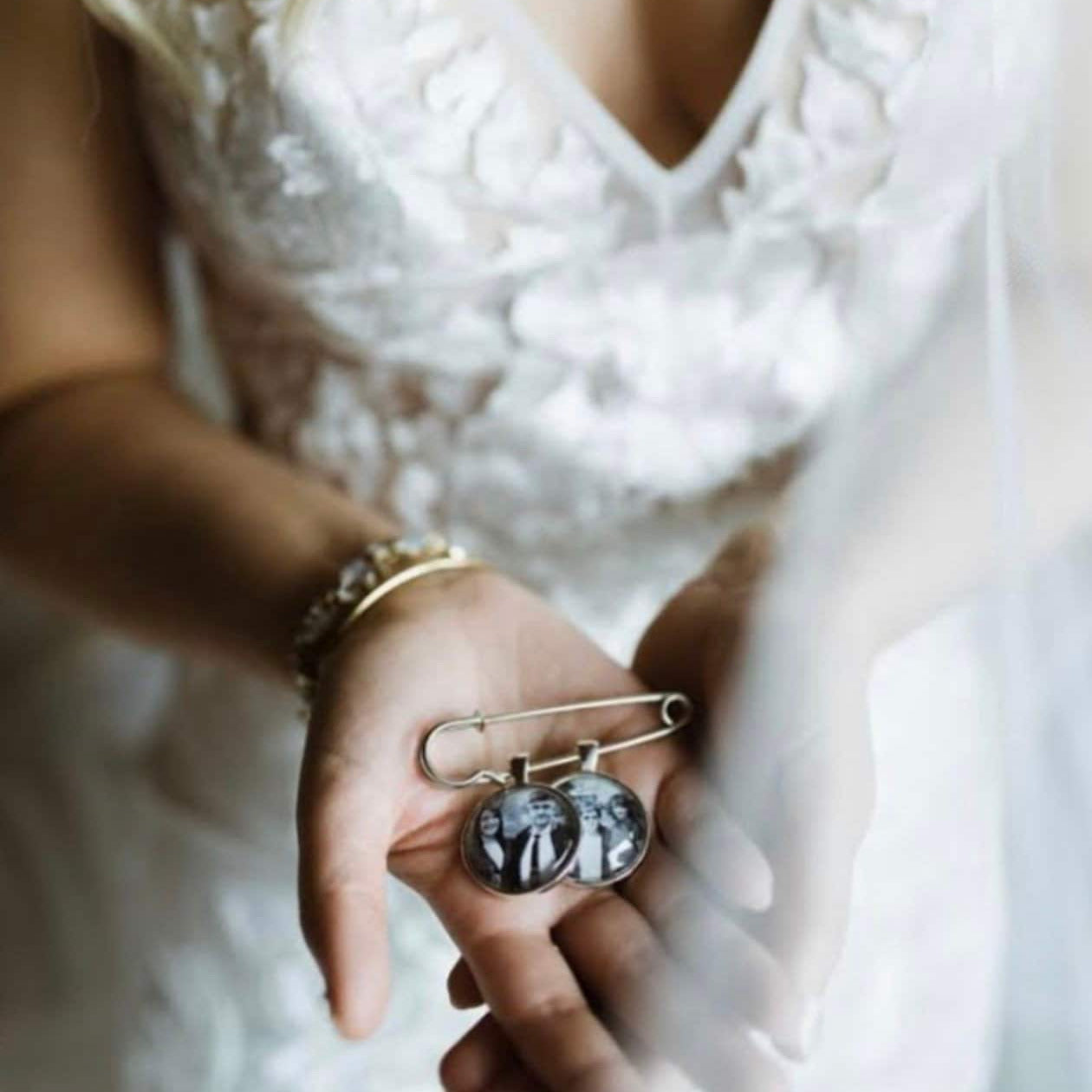 Photo Charm DIY KIT Memory Charms for Your Wedding Bouquet - Perfect Pendants Plus