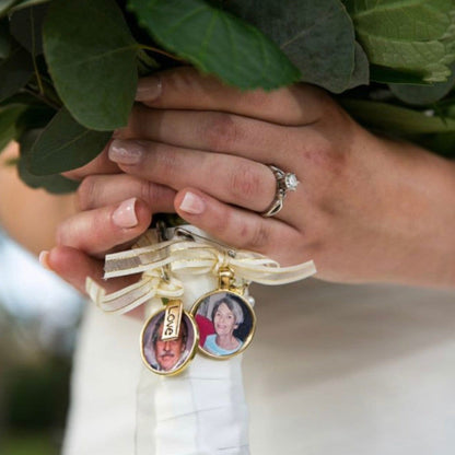 Photo Charm DIY KIT Memory Charms for Your Wedding Bouquet - Perfect Pendants Plus