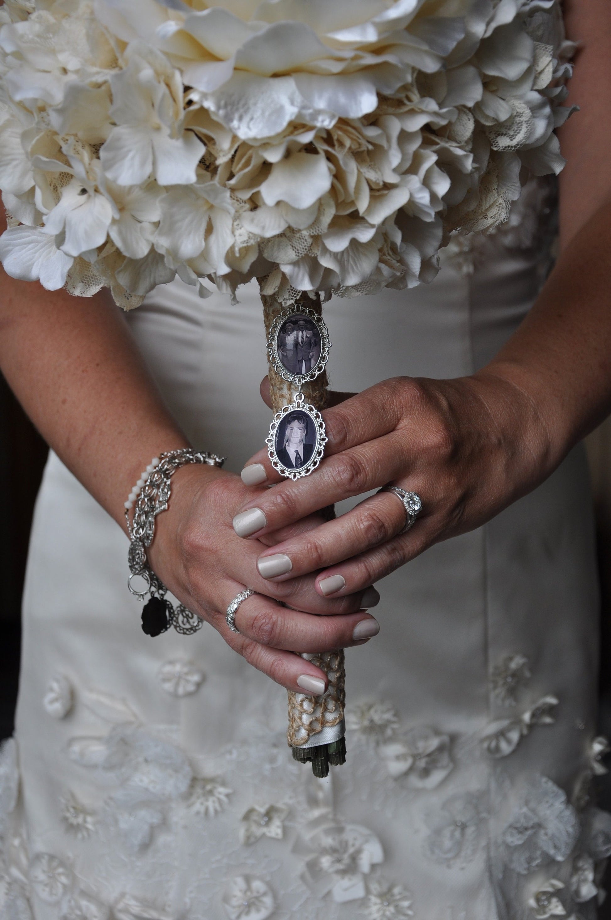 Wedding Photo charms Custom Made or DIY Bouquet memory Charms for Family photos gift for bride