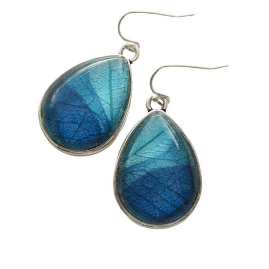 18x25mm Teardrop Earring Making Kit, Glass & Wires - Perfect Pendants Plus