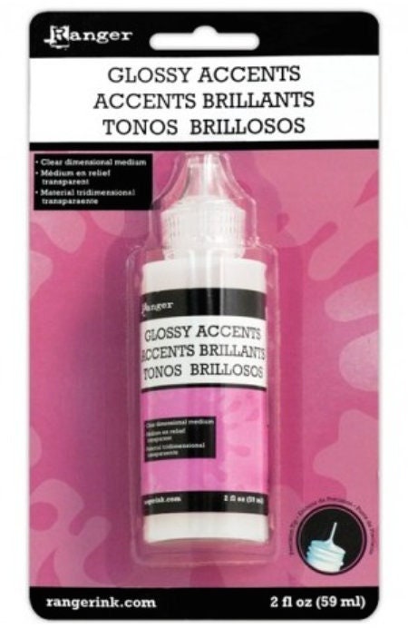 Glossy Accents Hewelry Liquid Glue 2oz (For Jewelry Making) and Altered Art - Perfect Pendants Plus
