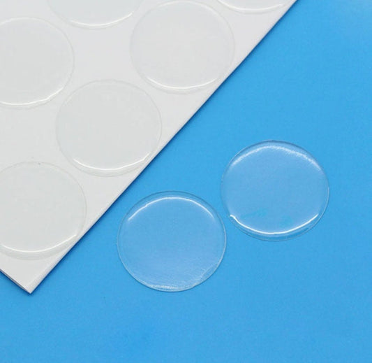 25mm Round Clear Pendant Covers Epoxy Photo Cover & Adhesive - Perfect Pendants Plus