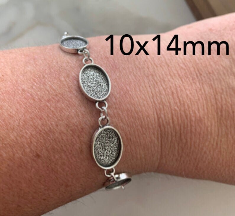 Bracelet Making kits - Complete make Bracelet Kit Includes Glass - Perfect Pendants Plus