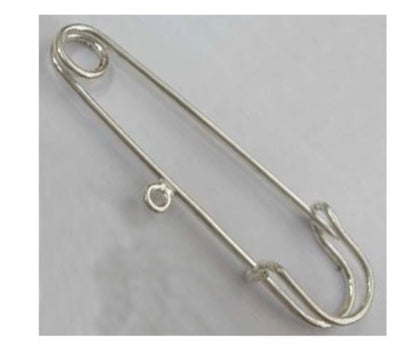 Safety Pin with Loop Photo Attachment - Perfect Pendants Plus