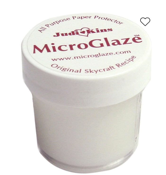 1 SAMPLE SIZE Jar Judi Kins Microglaze .15 oz. - Protector to Seal Photos - Perfect Pendants Plus