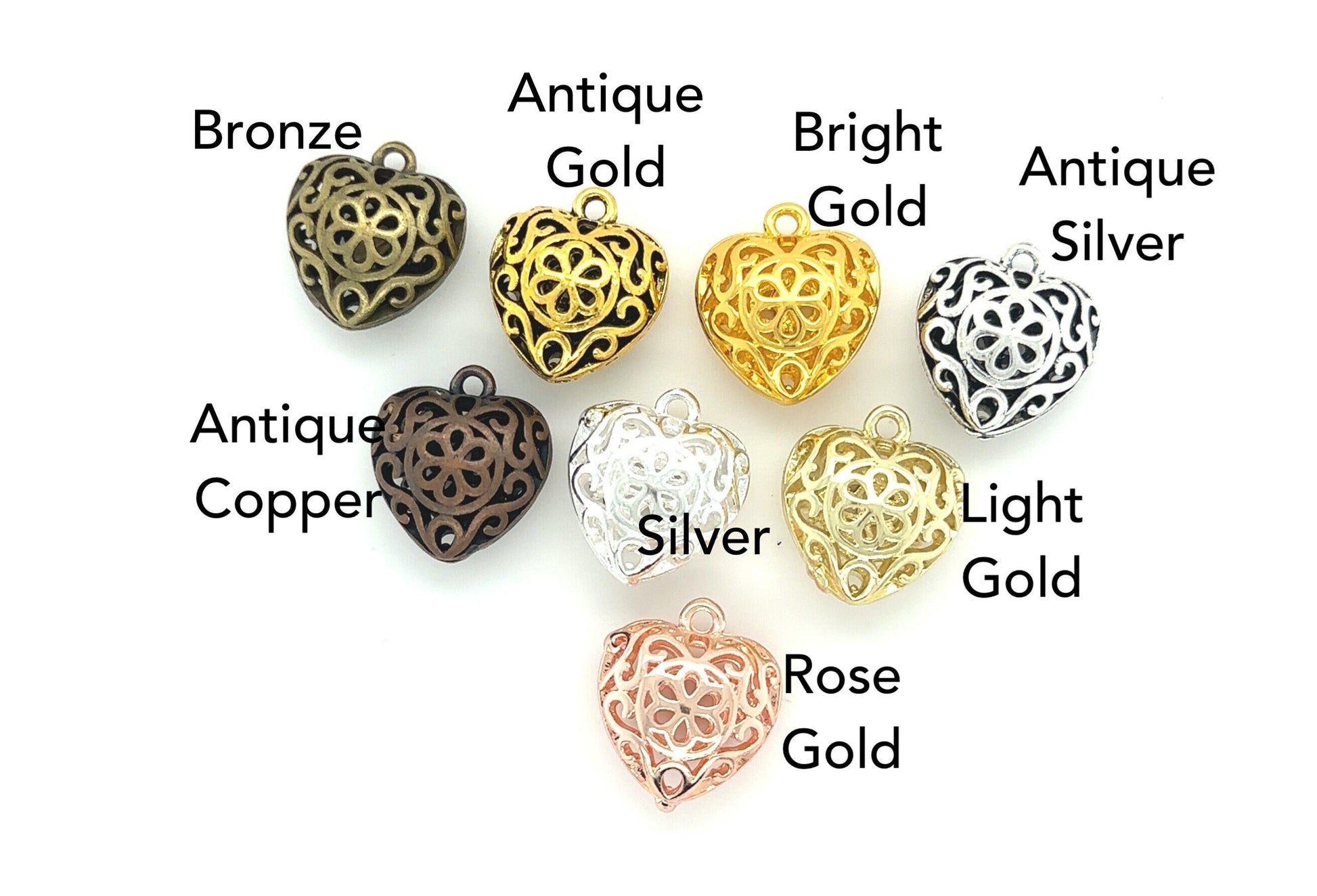 Heart charm Add ons for custom photo memorial charm Wedding, Graduation In memory Jewelry for bride - Perfect Pendants Plus